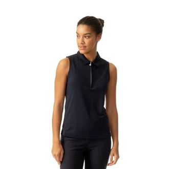 Daily Sports Peoria Womens Sleeveless Golf Polo in Black at Nordstrom, Size X-Small