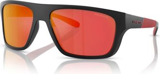 Arnette Hijiki AN 4330 Zonnebrillen - Heren - Zonnebrillen - Zwart - 63 MM - Accessoires