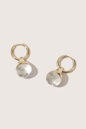 Otiumberg 14kt Gold Vermeil Stilla Quartz Earrings in Yellow Toned Gold at Nordstrom