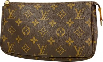 Louis Vuitton Brown Pouch (Pre-Owned)