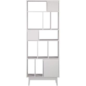 Mobili Rebecca Mobili Rebecca - Estantería Rebecca Mobili Mawar 187x70x29,5 Aglomerado Madera Blanco Moderno