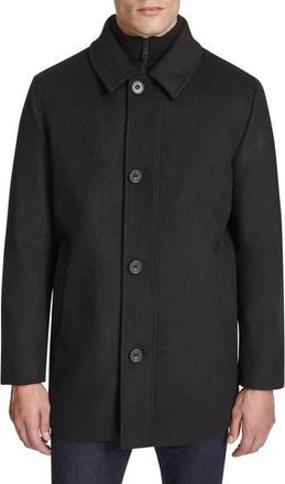 Kenneth Cole Single Button Wool Blend Knit Blazer in Black at Nordstrom Rack, Size Xx-Large