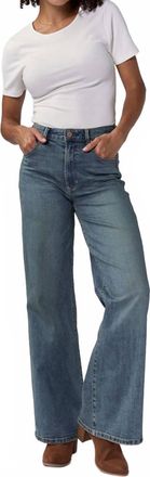 Dear John Denim Fiona High Rise Wide Leg Jeans In Ash Mist