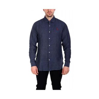 U.S.Polo Association U.s. Polo Assn., Overhemden, Heren, Blauw, M, Casual Shirt