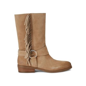 Kurt Geiger Womens Suede Trist Boots - Camel - Size UK 3