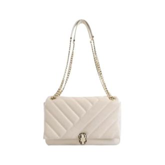 Bulgari Pre-owned Shoulder Bags, female, White, Size: ONE SIZE Pre-owned Vintage Shoulder Bag