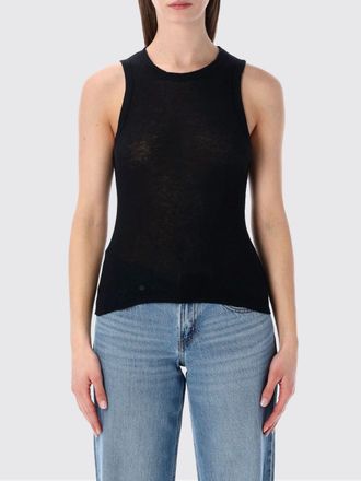 James Perse Slim Fit Off-the-Shoulder Cotton and Cashmere Top