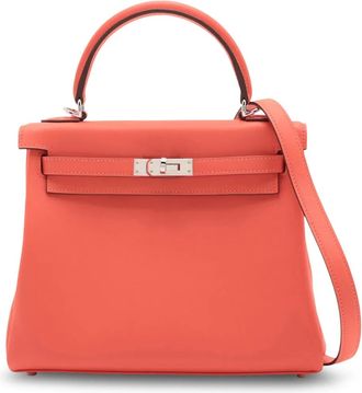 Hermès 2024 Swift Kelly II Retourne 25 satchel - Orange