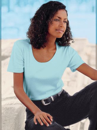 Casual Looks Rundhalsshirt »Shirt« 1 Stk. tlg