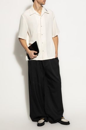 Amiri Shirt With Logo, Mens, Cream