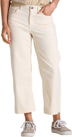Toad & Co Earthworks Wide Leg Pant in Salt at Nordstrom, Size 16