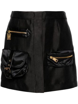 Moschino Rok met detail - Zwart