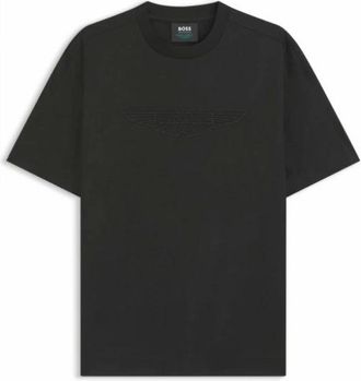 HUGO BOSS Tops > T-shirts - Heren - T-shirts - Zwart - XL - Tops