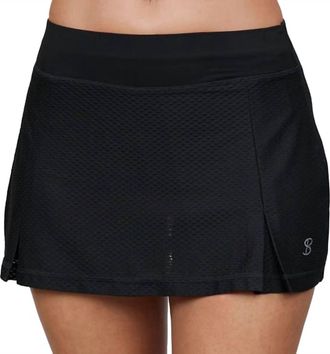 Sofibella WomenS Air Flow 13 Inch Skirt In Black