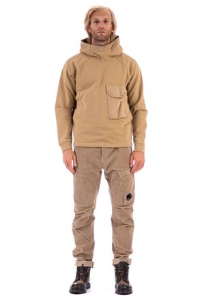 Ten c Ojj Detail Cotton Raglan Hoodie