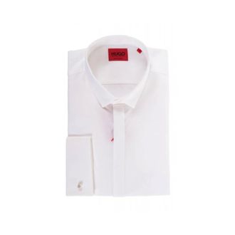 HUGO BOSS Mini Extra Slim Fit Shirt Ejinar - male - Hugo - Formal Shirts - White - 4XL - Shirts