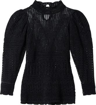 Isabel Marant x Dahara Blusa traforata - Nero