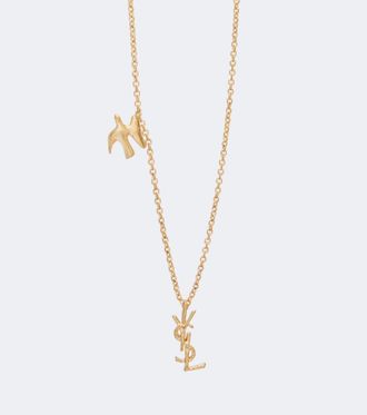 Saint Laurent Cassandre chain necklace