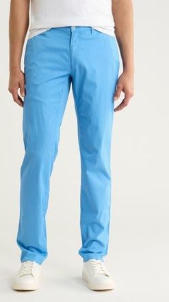 Brax Fabio IDX Flat Front Modern Fit Cotton Blend Chinos in Royal at Nordstrom Rack, Size 46 X 34