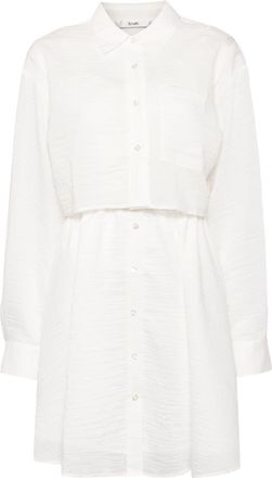 B+ab crinkled two-piece dress set - women - Nylon - S - White