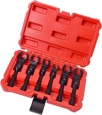 OEM Juego De 6 Llaves De Vaso Ajustables De 12 A 19 Mm, Juego De Llaves De Vaso De 3/8 De Pulgada, Herramientas Para Reparaci&oacute;n De Autom&oacute;viles