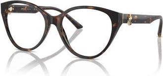 Jimmy Choo London 52mm Phantos optical glasses in Tortoise at Nordstrom