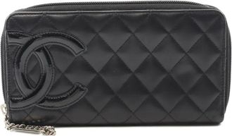 Chanel Portafoglio Cambon trapuntato 2014 - Nero