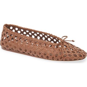 Le Monde Beryl Regency Woven Flat in Tan at Nordstrom Rack, Size 9.5Us / 39.5Eu