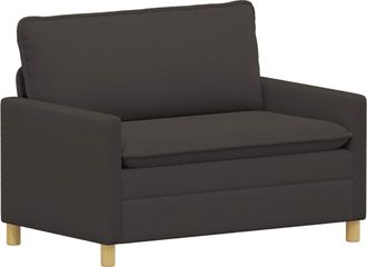 vidaXL Sof&aacute; 2 Plaza Gris Oscuro 126 X 81 X 87,5 Cm Tela Vidaxl