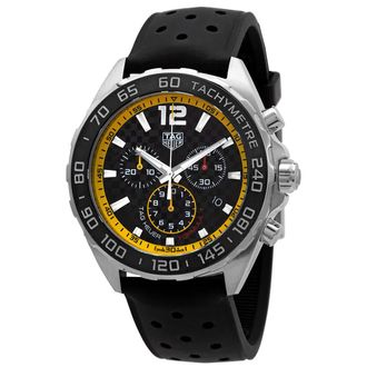 Tag Heuer Formula 1 Chronograph Quartz Black Dial Mens Watch CAZ101AC.FT8024