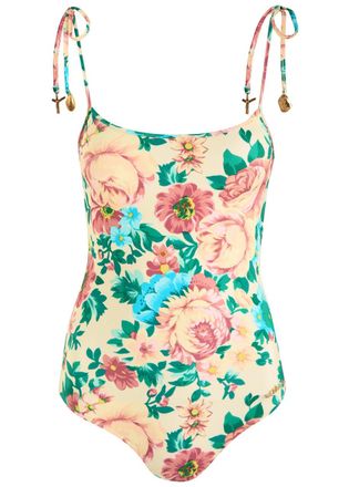 Chloé Floral-printed Swimsuit - Multicoloured 1 - 38 (UK10 / S)