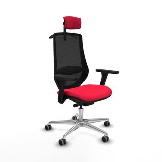 Piqueras y Crespo Silla De Oficina Con Cabecero Mardos Traslack Bali Piqueras Y Crespo D086g2h Rojo
