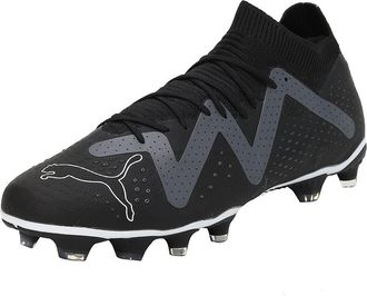 Puma Mens Future Match FG/AG Soccer Shoe, Black White, 8.5 UK