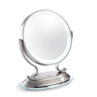 Frontgate LED Vanity Mirror - Satin Nickel - Frontgate Resort Collection