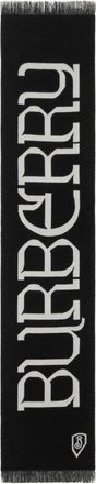Burberry Logo-Intarsia Wool Scarf - Unisex - Wool