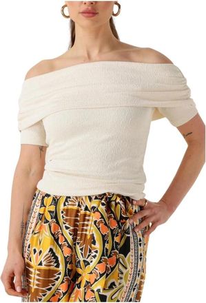 Freebird by Steven Tokyo SS Dames Tops & T-shirts - Dames - Tops zonder mouwen - Beige - XL - Tops