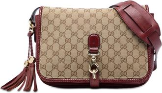 Gucci Pre-owned Gucci GG Canvas Marrakech Crossbody Ladies FLCQRRRYVSKLKMMB
