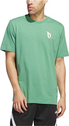 adidas Damian Lillard Foundation T-shirt Asia Sizing Green IY3728