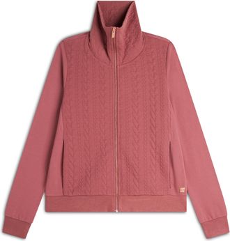 Freddy Felpa donna con zip e collo alto e fronte a trecce