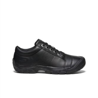 Keen Mens Ptc Oxford Work Shoes In Black