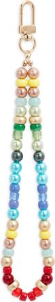 BP. Beaded Phone Wrist Strap Charm in Rainbow Multi at Nordstrom