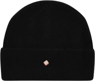 Casablanca Stijlvolle Kapa voor een trendy look - unisex - Hoeden - Zwart - ONE Size - Accessoires