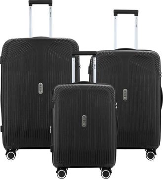 Izod Sabina 3-Piece Lightweight Expandable Hardside Luggage Set