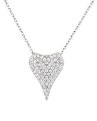 Suzy Levian Suzy Levian Silver Cz Necklace