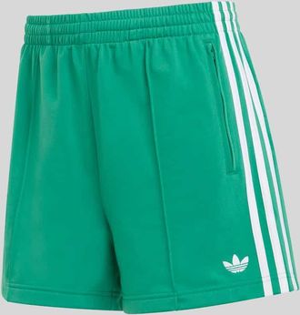 adidas Originals Regular Fit Shorts mit Logo-Detail in Dunkelgruen, Gr&ouml;&szlig;e XL