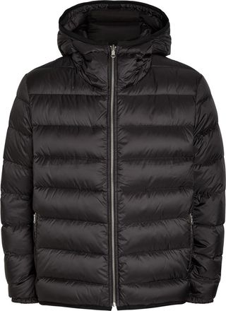 Ten c Ten C Padded Hooded Nylon Jacket - Dark Grey - 52 (UK42 / XL)