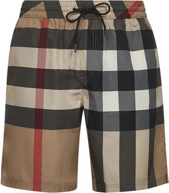 Burberry Check Zwemshorts - Heren - Strandmode - Veelkleurig - XS - Polyester - Badmode