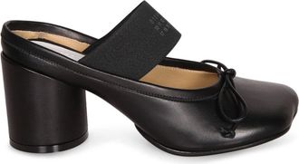 Maison Margiela Tac&oacute;n de Bloque Bailarina - Shoes - Mujer - Negro - 38 1/2 EU