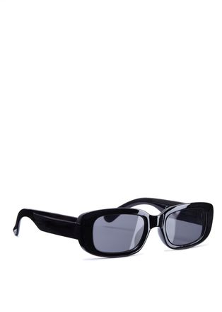 Lascana Sonnenbrille LSCN BY LASCANA, Damen, schwarz, unifarben, Sonnenbrillen Sonnenbrille, Rectangular-Look, Damenbrille mit UV Schutz