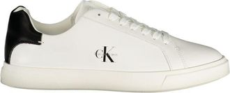 Calvin Klein Witte Polyurethaan Damessneaker